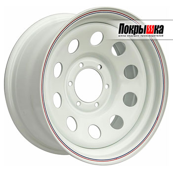 Off-Road-Wheels Toyota/Nissan (Белый) 8.0J R17 6x139.7 ET- Dia-110.0