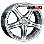 LS Wheels LS-322 (GMF) 7.5x17 5x114.3 ET-45 DIA-73.1 для NISSAN X-Trail II (T31) Restyle 2.5i