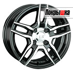 LS Wheels LS-569 (BKF) 7.0x16 5x114.3 ET-43 DIA-73.1 для HYUNDAI Sonata V (NF) 3.3i V6 24V (233 Hp)