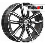 Wheels UP Up104 (New Diamond) 6.5x17 5x114.3 ET-40 DIA-67.1 для HYUNDAI Sonata V (NF) 3.3i V6 24V (233 Hp)