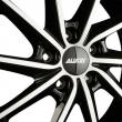 ALUTEC Singa (Diamond Black Front Polished) 7.0J R17 4x100 ET-44 Dia-0.0