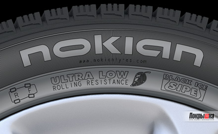 Фото боковой части колеса Nokian Hakkapeliitta R