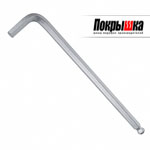 Шестигранник Г-образный 6 мм, с шаровым окончанием KING TONY 112006M (1 предмет)