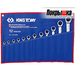 Набор трещоточных ключей 12212MR (12 предметов) KING TONY 12212MR (12 предметов)