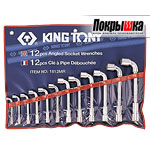 Набор торцевых Г-образных ключей 8-32 мм 1812MR (12 предметов) KING TONY 1812MR (12 предметов)
