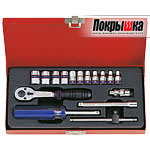 Набор инструмента под квадрат 1/4' 2516MR (16 предметов) KING TONY 2516MR (16 предметов)