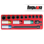 Набор ударных головок 1/2' 5-05416 (16 предметов) МАСТАК 5-05416 (16 предметов)