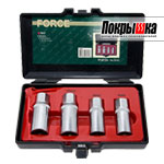 Набор насадок-шпильковертов  FORCE 5042 (4 предмета)