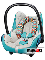Люлька-кресло автомобильная Cabrio Fix (Folkloric Blue) Maxi-Cosi Cabrio Fix (Folkloric Blue)