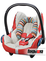 Автомобильная люлька-кресло Cabrio Fix (Folkloric Red) Maxi-Cosi Cabrio Fix (Folkloric Red)