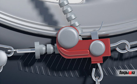 замок противоскользящей цепи CD 9