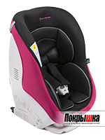 Автокресло детское (группа 0+) Ailebebe Cute Fix (черно-розовое)