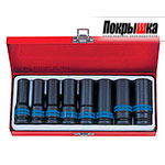 Набор ударных глубоких торцевых головок 1/2 KING TONY 4410MP01 (8 предметов)