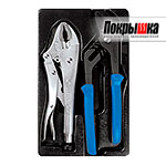 Набор переставные клещи и зажим KING TONY 9-40102GP (2 предмета)