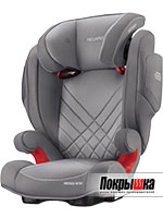 Детское автокресло (группа 2/3) RECARO Monza Nova 2 Seatfix (Aluminium Grey)