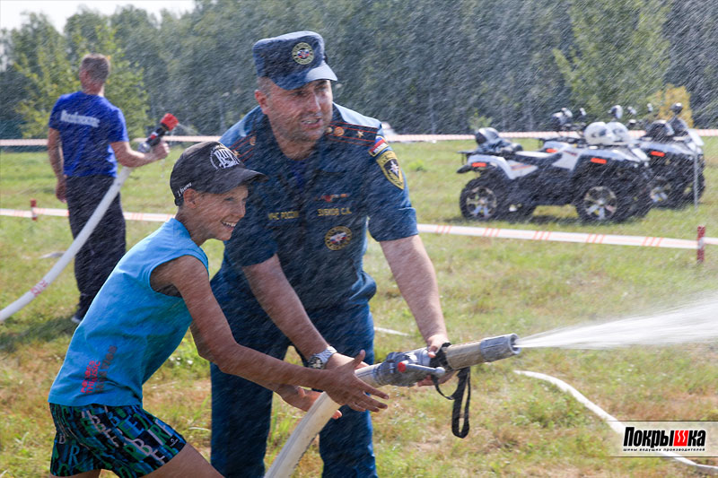 Зона юный спасатель для детей на Фестивале семейной рыбалки 2018