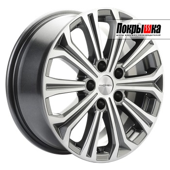 Khomen KHW1610 (Gray-FP) 6.5J R16 5x114.3 ET-41 Dia-67.1
