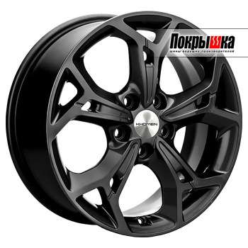 Khomen KHW1702 (Black) 7.0J R17 5x110 ET-45 Dia-67.1