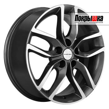 Khomen KHW1708 (Gray-FP) 6.5J R17 5x114.3 ET-37 Dia-66.5