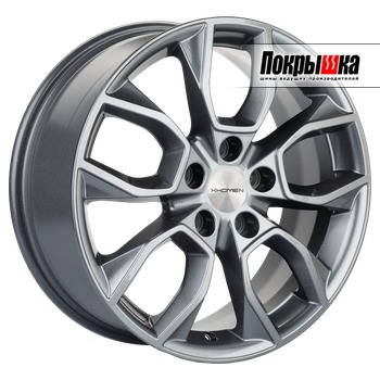 Khomen KHW1713 (Gray) 7.0J R17 5x114.3 ET-47 Dia-67.1
