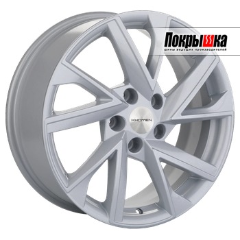 Khomen KHW1714 (F-Silver) 7.0J R17 5x108 ET-4 Dia-54.1