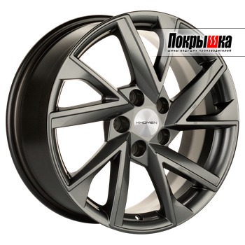Khomen KHW1714 (Gray) 7.0J R17 5x110 ET-46 Dia-63.3
