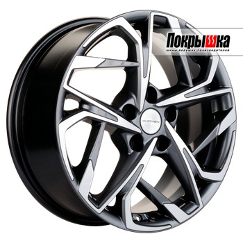 Khomen KHW1716 (Gray-FP) 7.0J R17 5x114.3 ET-48 Dia-56.1