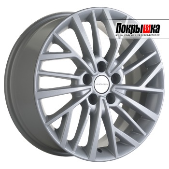 Khomen KHW1717 (F-Silver) 7.0J R17 5x108 ET-4 Dia-60.1