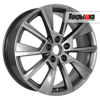 Khomen KHW1802 (Gray) 7.0J R18 5x114.3 ET-48.5 Dia-67.1