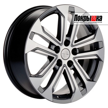 Khomen KHW1803 (Gray-FP) 7.0J R18 5x114.3 ET-5 Dia-67.1