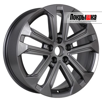 Khomen KHW1803 (Gray) 7.0J R18 5x114.3 ET-5 Dia-67.1