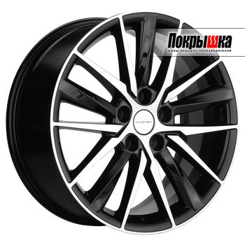 Khomen KHW1807 (Black-FP) 8.0J R18 5x108 ET-47 Dia-60.1