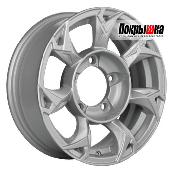 Khomen KHW1505 (F-Silver) 5.5J R15 5x139.7 ET-5 Dia-98.5