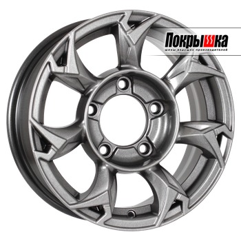 Khomen KHW1505 (Gray) 5.5J R15 5x139.7 ET-5 Dia-98.5