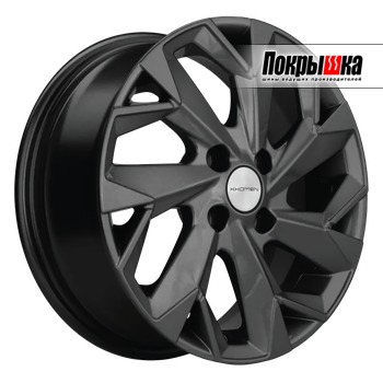 Khomen KHW1508 (Gray) 6.0J R15 4x100 ET-4 Dia-60.1
