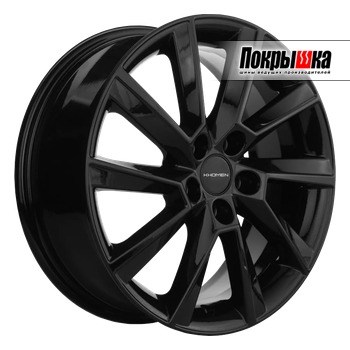 Khomen KHW1604 (Black) 6.0J R16 5x100 ET-4 Dia-54.1