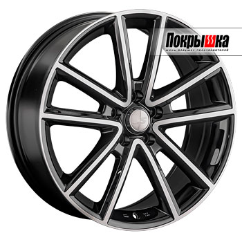 LS Wheels LS-1368 (BKF) 6.5J R16 5x114.3 ET-4 Dia-67.1
