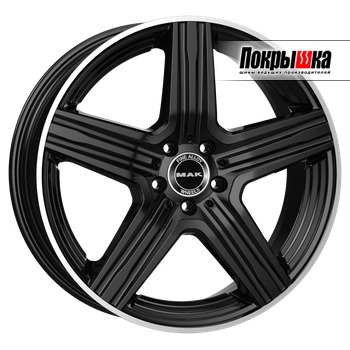 MAK Lewis (Gloss Black Mirror Ring)