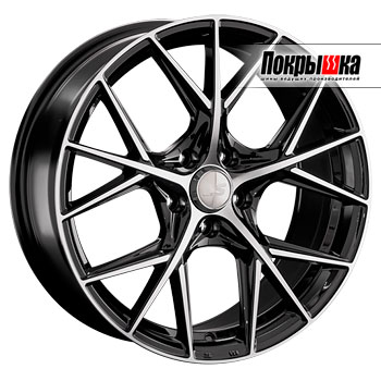 LS Wheels LS-1365 (BKF) 7.0J R16 4x114.3 ET-4 Dia-67.1