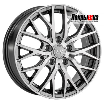 LS Wheels LS-1369 (GMF) 6.5J R16 5x114.3 ET-4 Dia-67.1