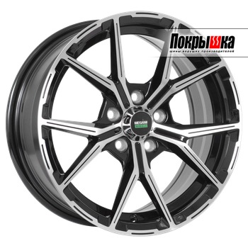 Megami MGM-22 (BKF) 6.0J R14 4x98 ET-35 Dia-58.6