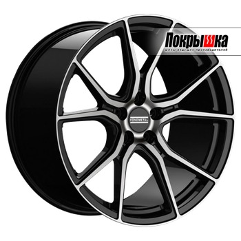 Fondmetal STC45 (Glossy Black Machined) 8.5J R20 5x114.3 ET-32 Dia-75.0