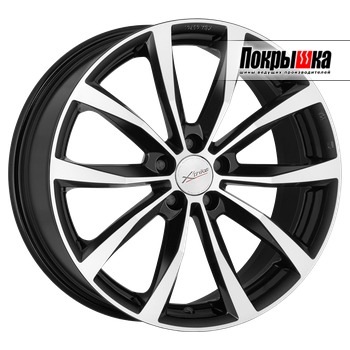 X`trike X-138 (BK/FP) 7.0J R18 5x115 ET-43 Dia-70.2