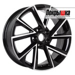 Khomen KHW1714 (Black-FP) 7.0x17 5x112 ET-40 DIA-57.1