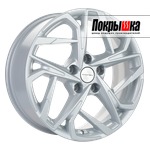 Khomen KHW1716 (F-Silver) 7.0x17 5x114.3 ET-48 DIA-67.1 для HYUNDAI Creta I Restyle 2.0