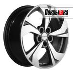 Khomen KHW1724 (Gray-FP) 7.0x17 5x114.3 ET-37 DIA-66.5 для SUZUKI Grand Vitara JT restyle I 2.0