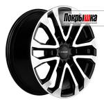 Khomen KHW1805 (Black-FP) 7.5x18 6x139.7 ET-38 DIA-100.1