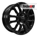 Khomen KHW1406 (Black) 5.5x14 4x100 ET-38 DIA-67.1 для NISSAN Almera (N15) 1.4 16V (55 kW)