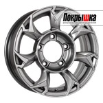 Khomen KHW1505 (Gray) 5.5x15 5x139.7 ET-5 DIA-98.5 для GAZ/Газель Газель НН 2.8d