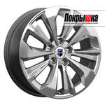 K&K Авиор (дарк платинум брайт) 7.0x17 5x114.3 ET-50 DIA-67.1 для NISSAN Teana I (J31) Restyle 2.3i